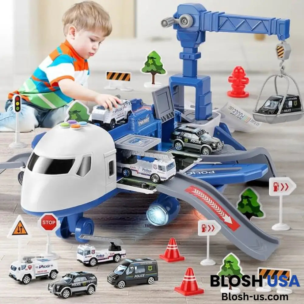 Airplane Toy Set For Kids - Best Gift for 3 To 12 Year Old Boy