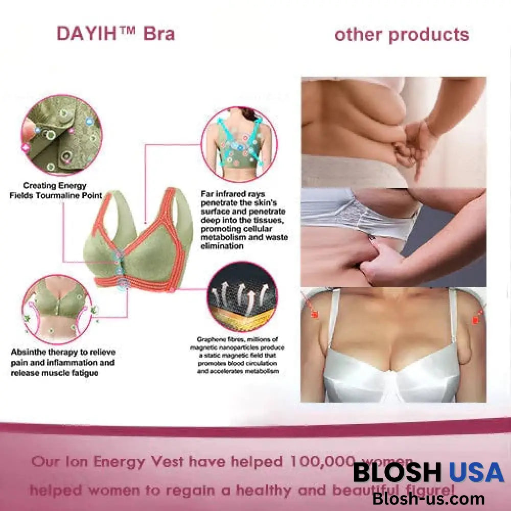 Anyidea Ion Lifting Correction Lymphvity Detoxification Bra