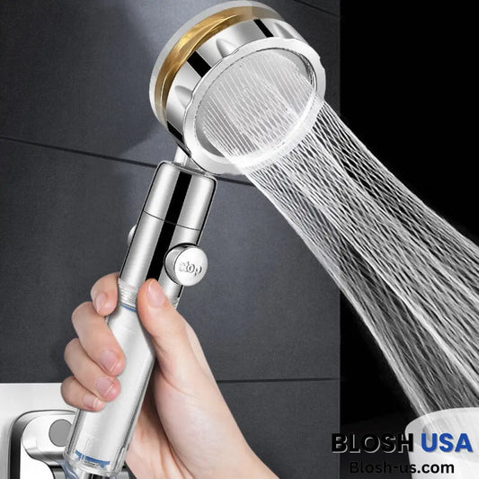 Best High Pressure Hand Held Turbo Shower Head - Filtered And Water Saving