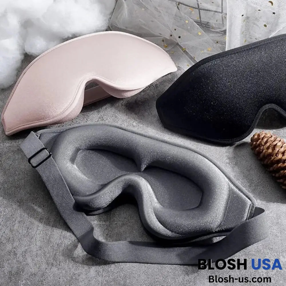 Best Silk 3D Sleep Mask - Eye Mask And Cover For Sleeping