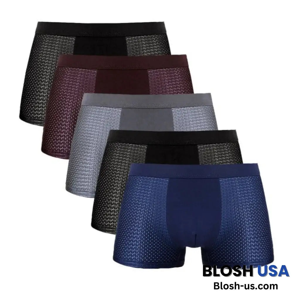 Boxhero – Pack Of 10 Bamboo Fiber Boxer Briefs Buy 5 Get