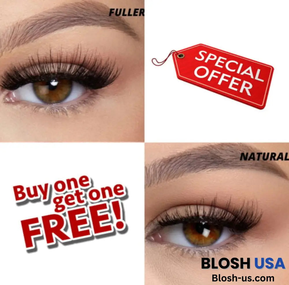 Buy 1 Get Free – Reusable Magnetic Eyelashes Fuller / Natural