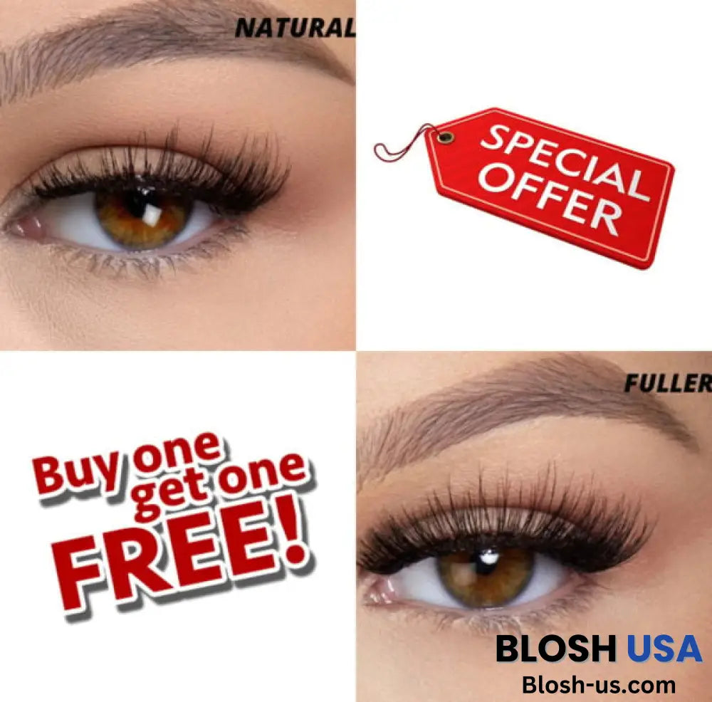 Buy 1 Get Free – Reusable Magnetic Eyelashes Natural / Fuller