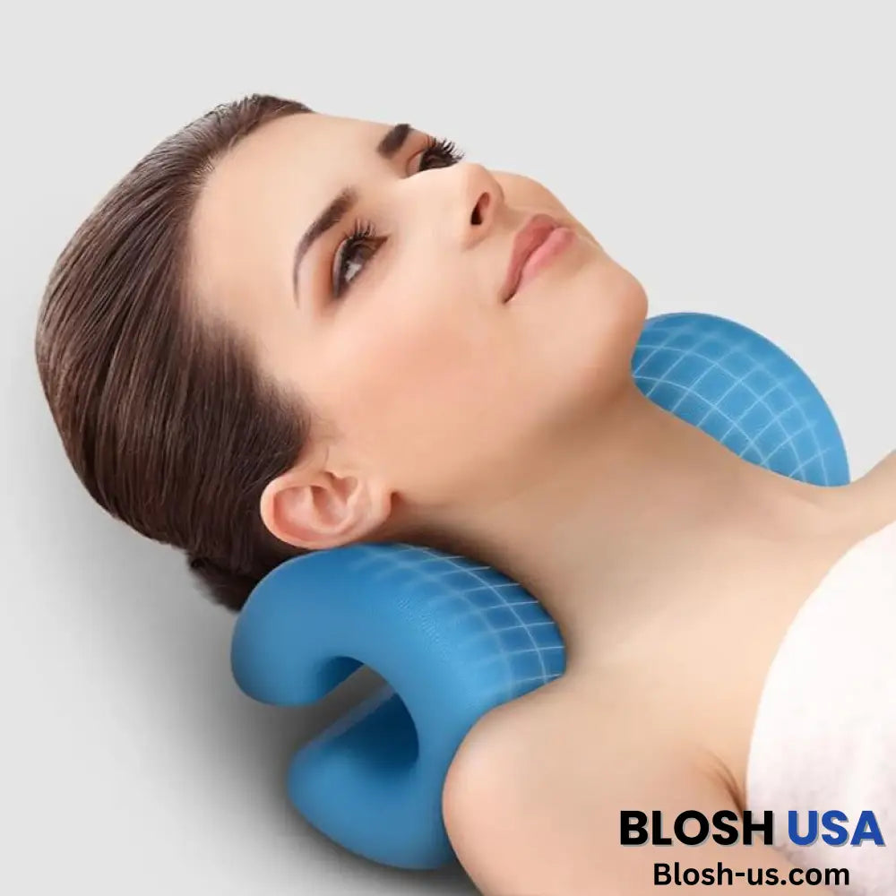 Cervical Neck Traction Stretcher Device - Neck Pain Relief Pillow