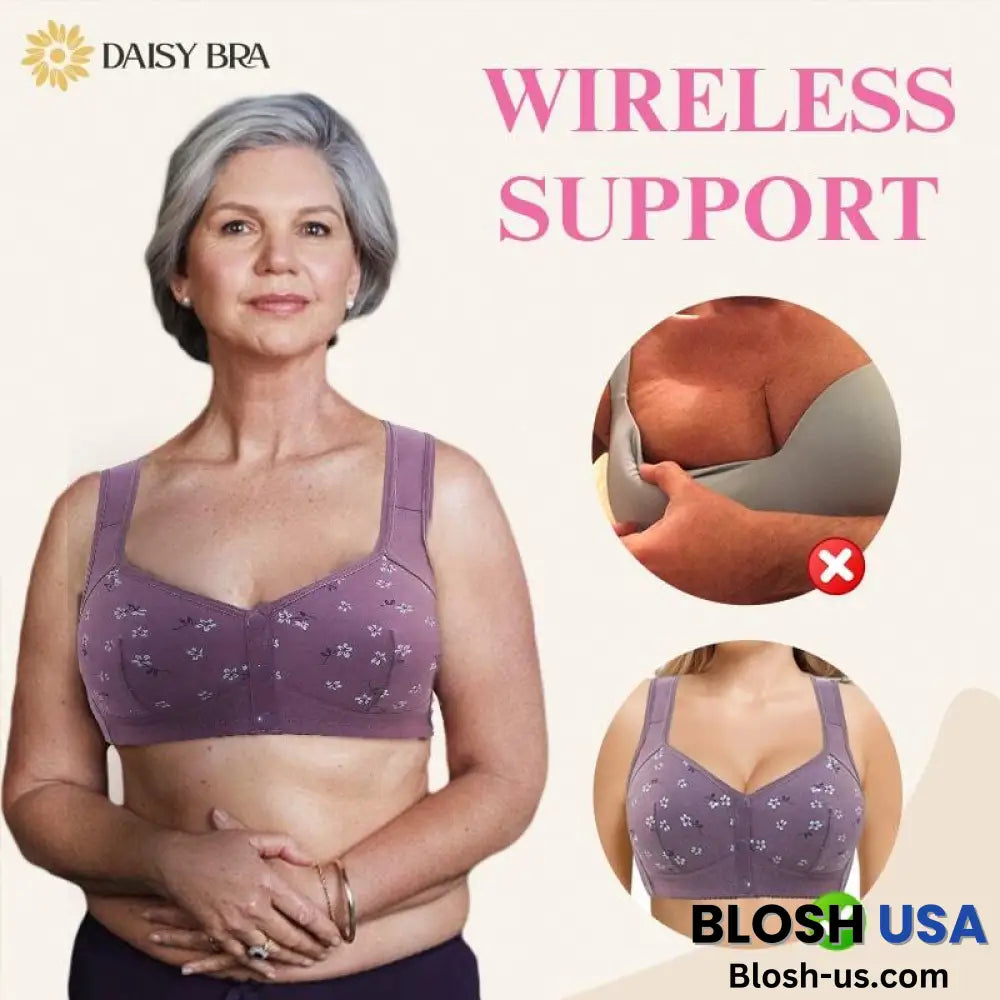 Daisy Bra – Comfortable & Convenient Front Button