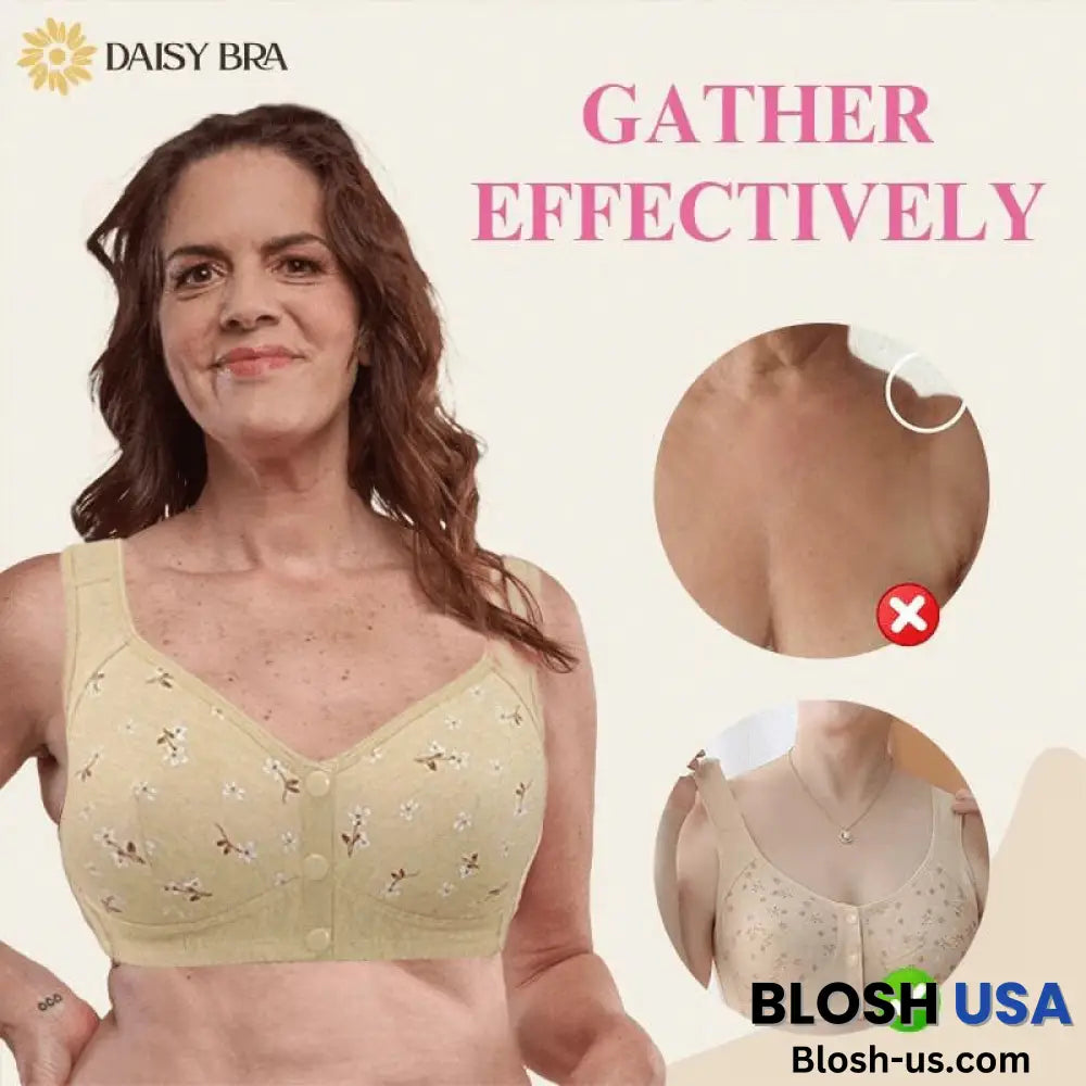 Daisy Bra – Comfortable & Convenient Front Button