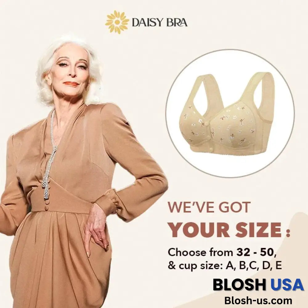 Daisy Bra – Comfortable & Convenient Front Button