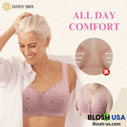 Daisy Bra – Comfortable & Convenient Front Button