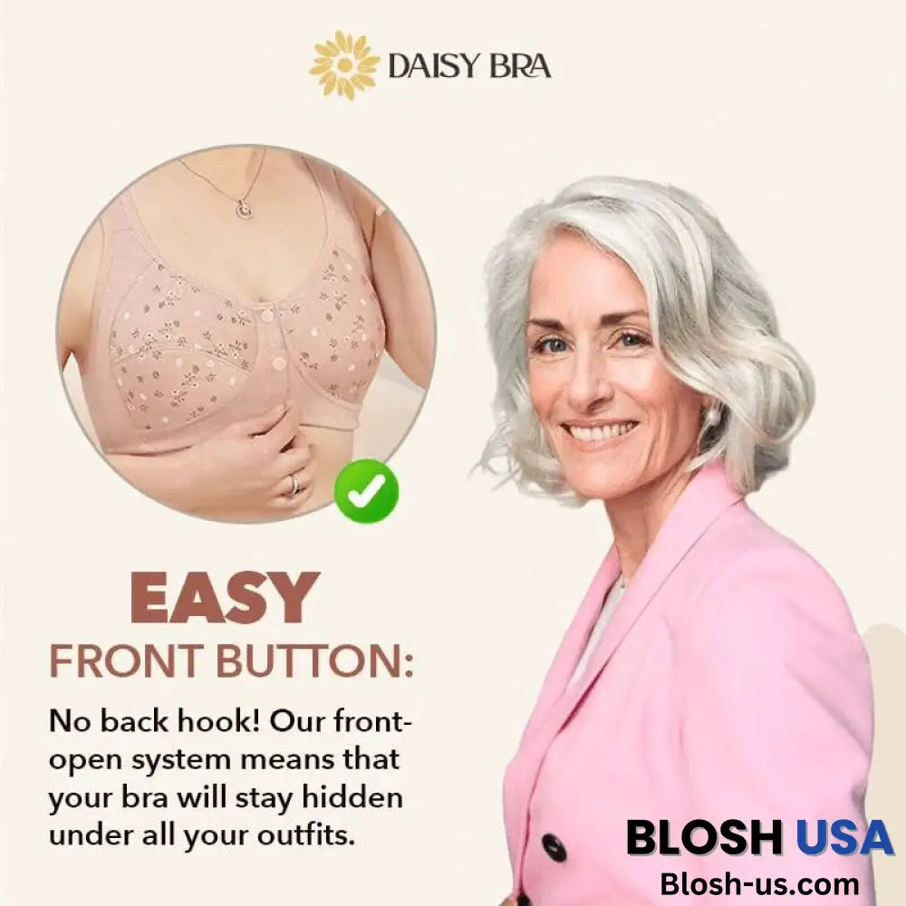 Daisy Bra – Comfortable & Convenient Front Button