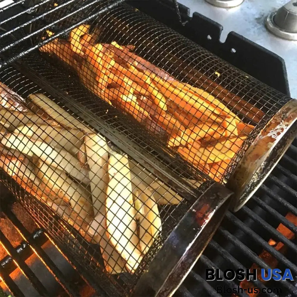 Dotmalls Rolling Grilling Basket