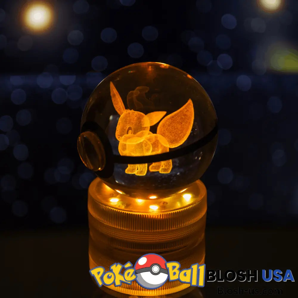 Glowing Crystal Pokeball