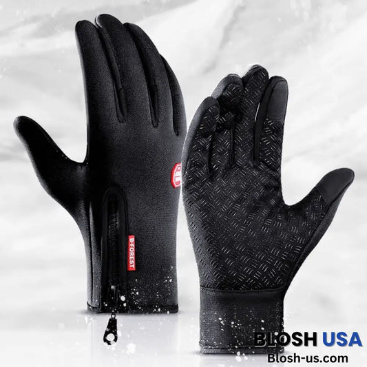 Heated Winter Warm Snow Gloves For Men And Women - Thermal And Waterproof