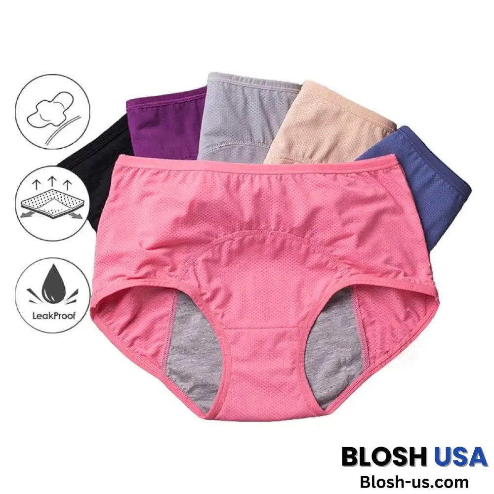 Hot Sale – Leak Proof Protective Panties Buy 3 Get 2 Free (5Pcs-Random Color) / 2Xl