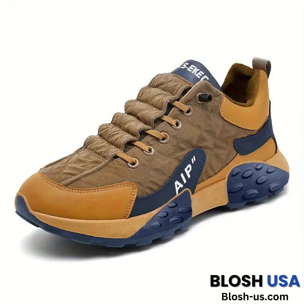 Men’s Orthopedic Comfort Sneakers 2024 Brown / 7