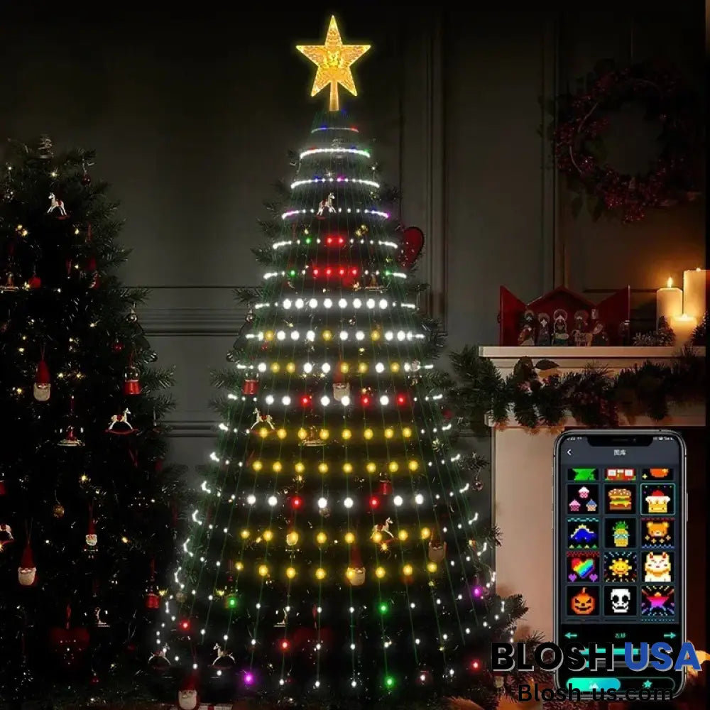 Multi-Color Led Animated Outdoor Christmas Tree Lights