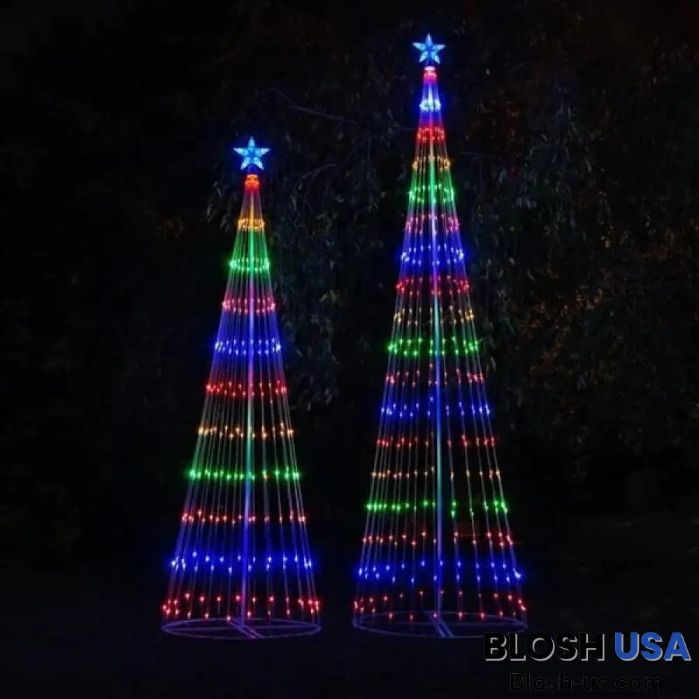 Multi-Color Led Animated Outdoor Christmas Tree Lights