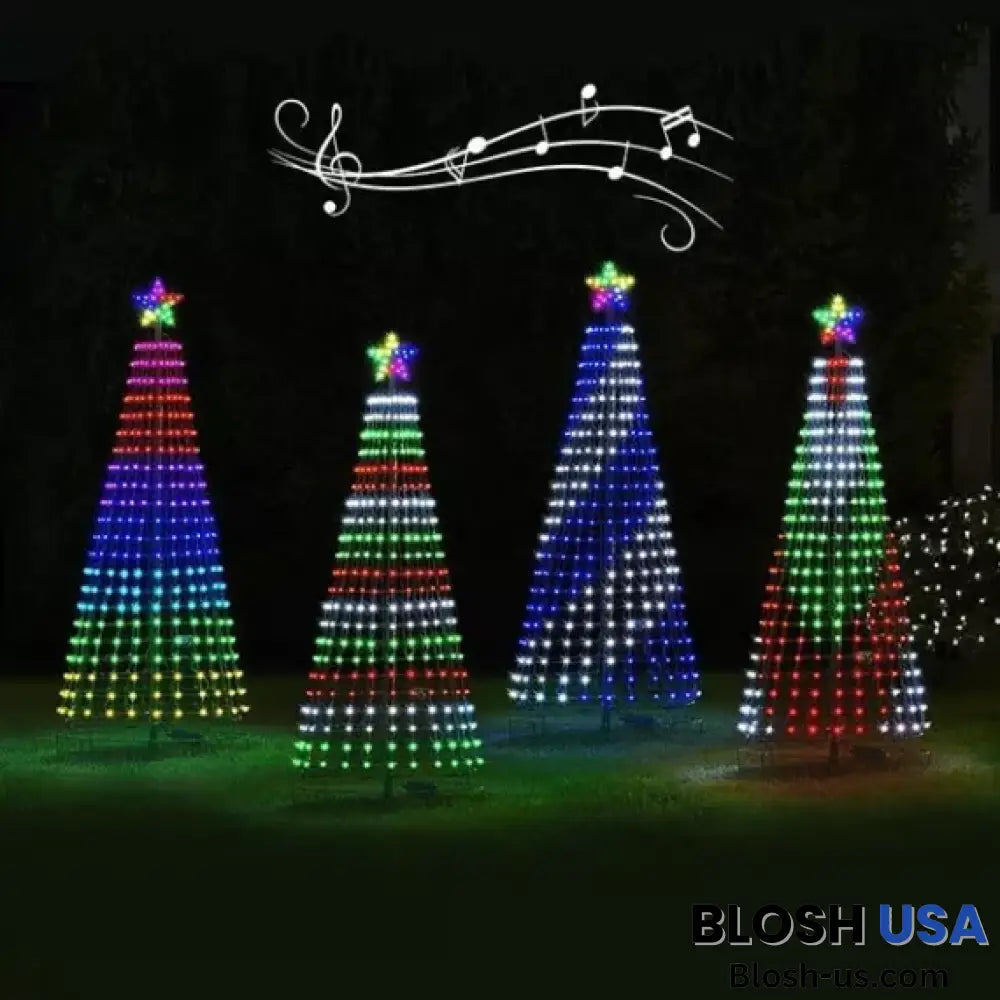 Multi-Color Led Animated Outdoor Christmas Tree Lights 2M (6.5 Ft)