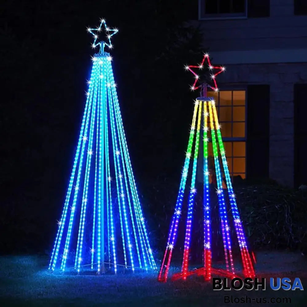 Multi-Color Led Animated Outdoor Christmas Tree Lights