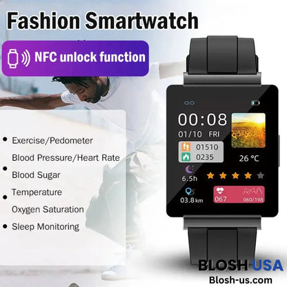 Non-Invasive Blood Glucose Test Smart Watch