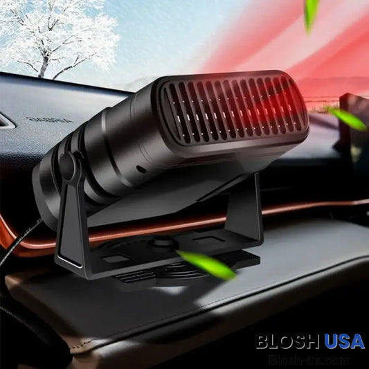 Portable 12V Automotive Auto Car Heater - Vehicle Cigarette Lighter Windshield Defroster