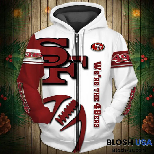 San Francisco 49Ers 2024 New 3D Graphic Hoodie