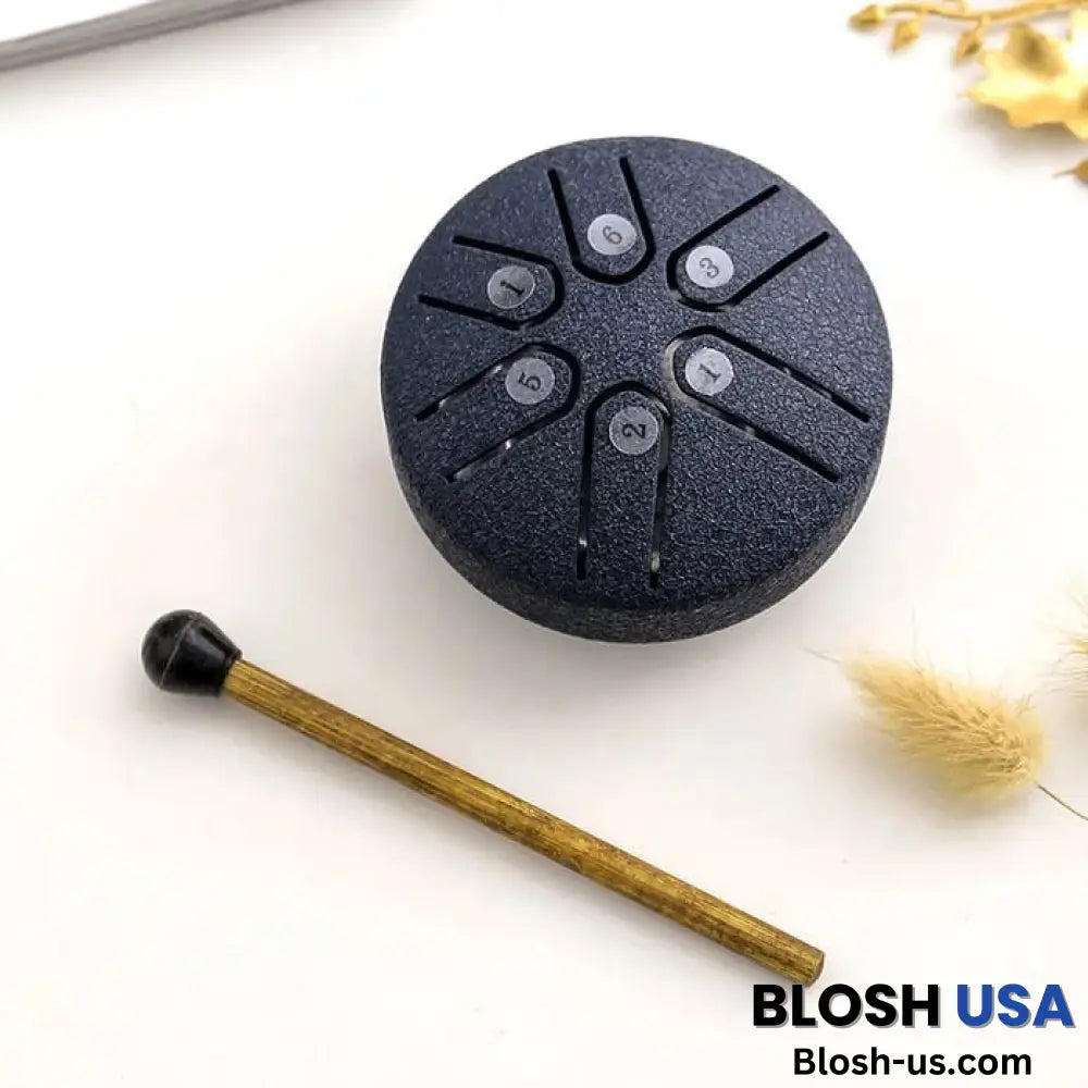 Simplycie – Buddha Stones Mini Steel Tongue Drum Kit Blue / 3 Inch