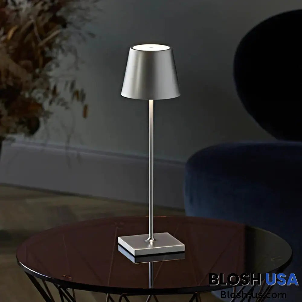 Solariko Cordless Designer Lamp Silver / Single