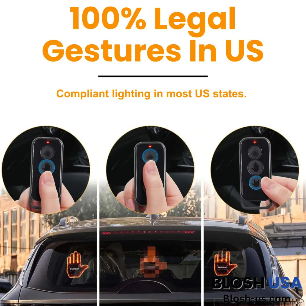 The Glogesture – Led Hand Sign