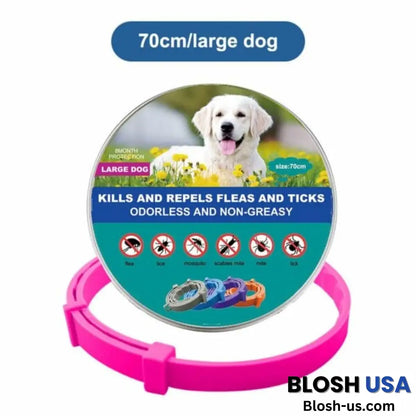 Thefurlife™ 8 Months Flea And Tick Free Pink / Large (70Cm)