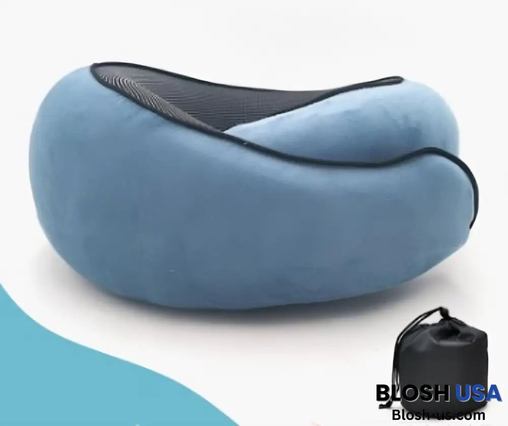 Travel Neck Pillow Baby Blue