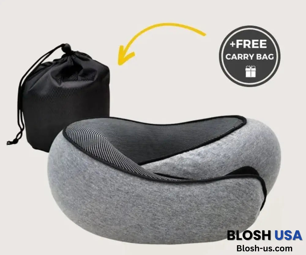 Travel Neck Pillow Gray