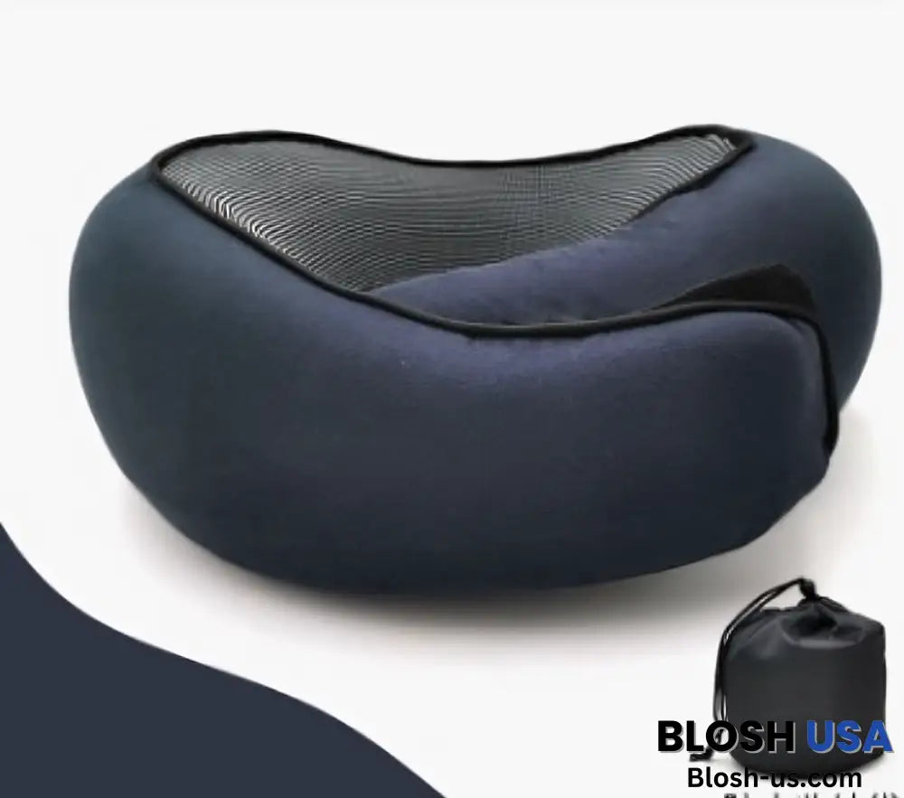 Travel Neck Pillow Navy Blue