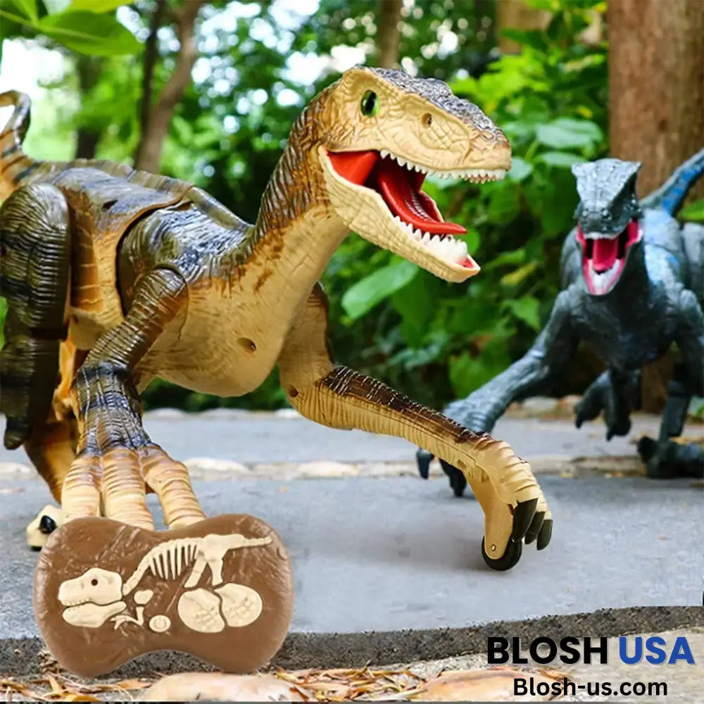 Uarzt 2024 Optimal Children Gifts Realistic Remote Control Dinosaurs Gray & Desert (Best Deal) /