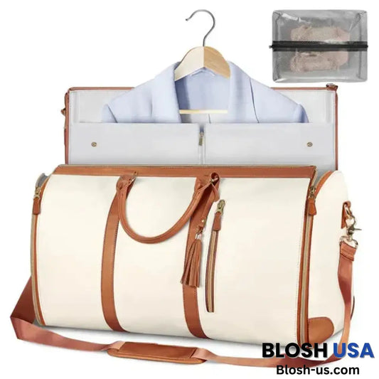 Wander Belle – Foldable Travel Bag Beige